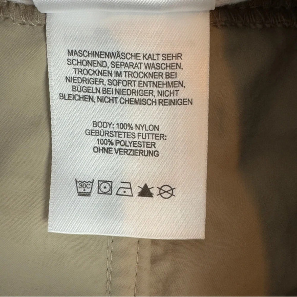 Mountain Hardwear Mens Size XL Nylon Convertible Hiking Outdoor Pants Beige - Picture 5 of 15